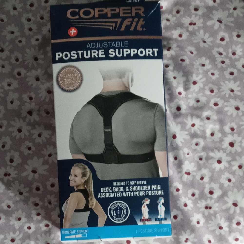 Copper Fit Adjustable Posture Support